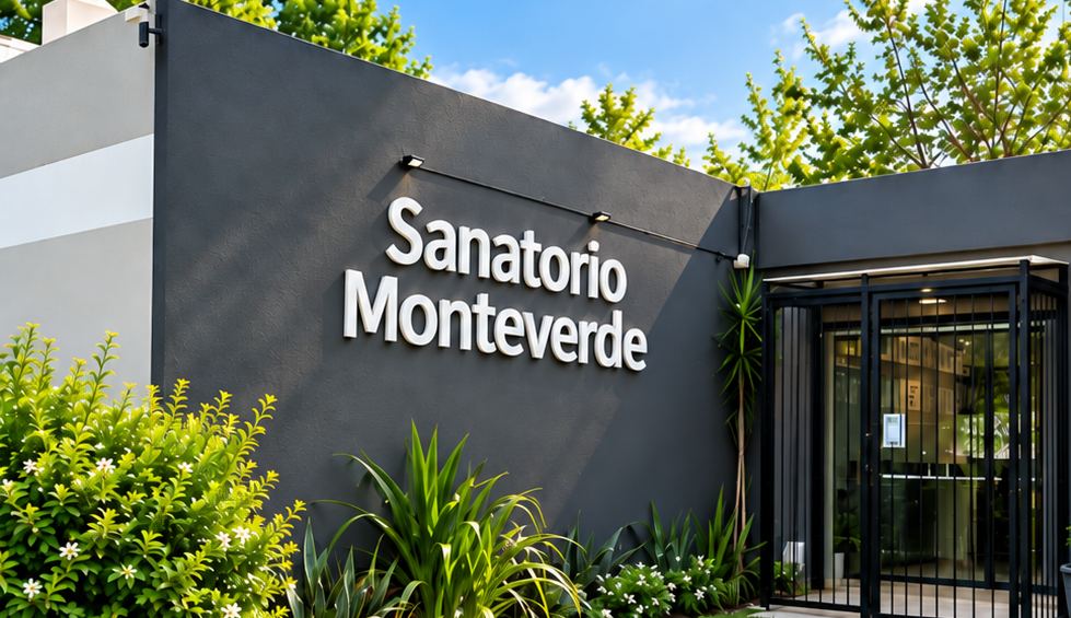 Frente del Sanatorio Monteverde